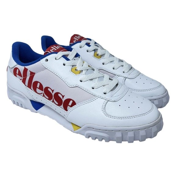 Ellesse Men’s Tanker LO OG LTHR AF White Athletic Sneakers Lace Up Shoes 7 New - Picture 3 of 12